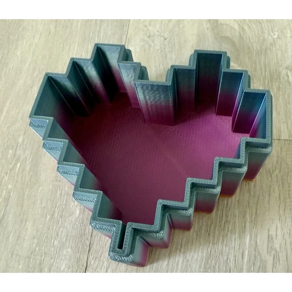 3D Printed‎ Frustration Heart Jewelry Box Valentines Gift